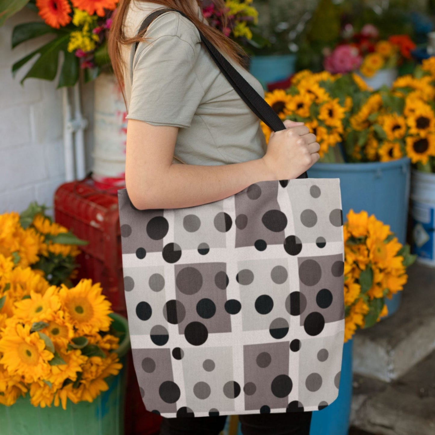 Square Harmony Tote Bag - ZumBuys