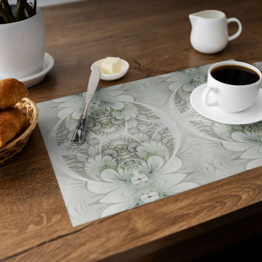 Sterling Green Plume Placemat, 1pc - ZumBuys