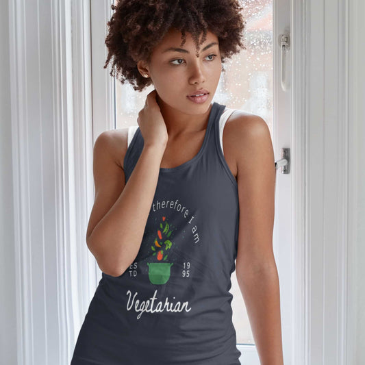 Think Vegan Jersey Tank Top - ZumBuys