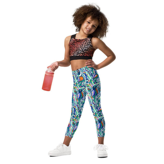 Toucan Splash Kid's Leggings - ZumBuys