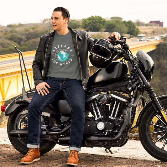 Travel Around Men's Jersey Short Sleeve Tee - ZumBuys