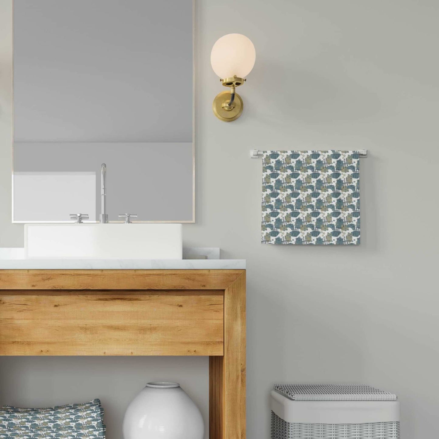 Urbane Squiggles Face Towel - ZumBuys