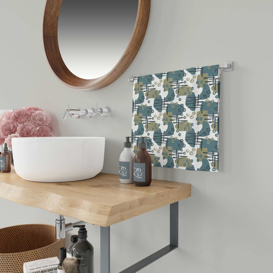 Urbane Squiggles Hand Towel - ZumBuys