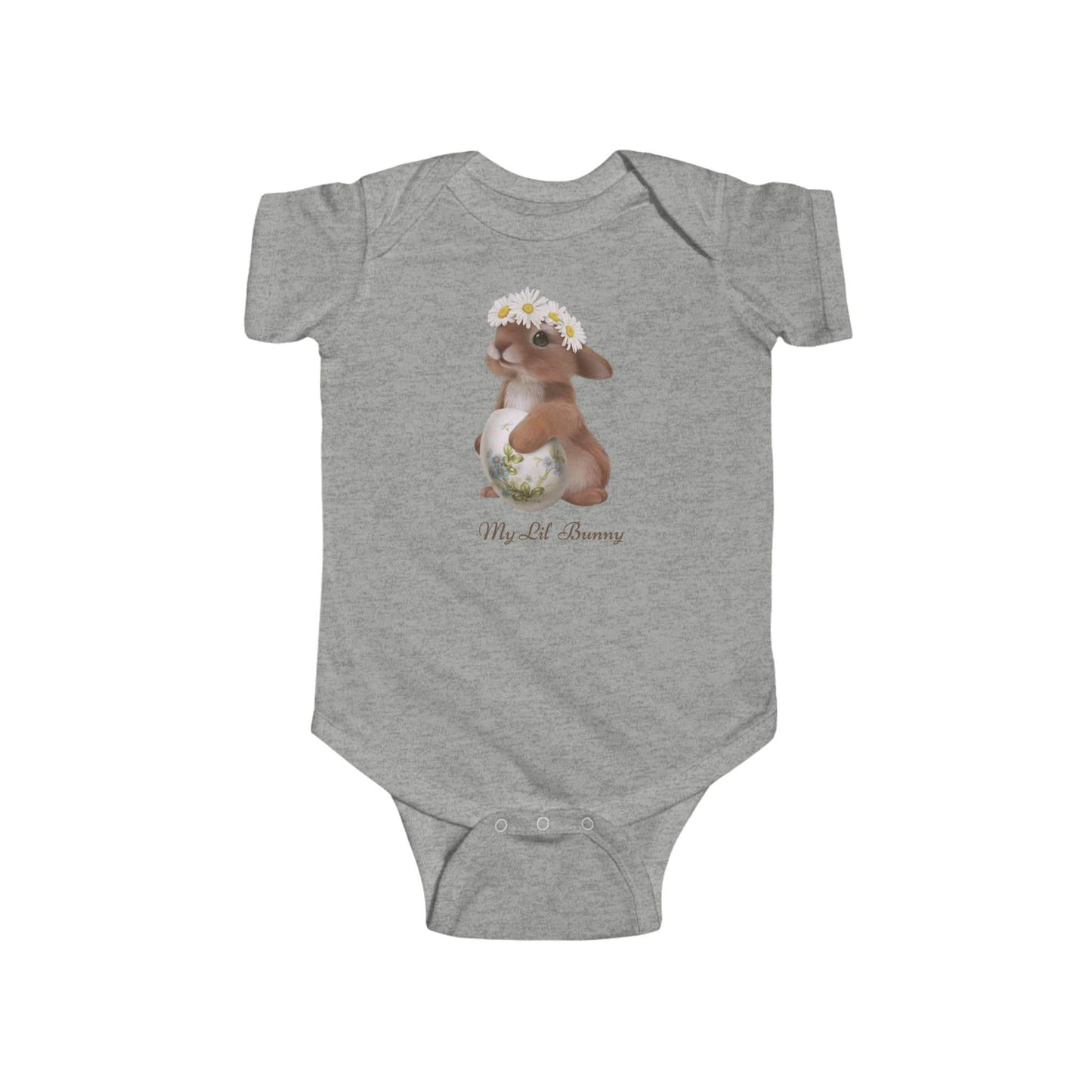 Wildflower Bunny Infant Fine Jersey Bodysuit - ZumBuys