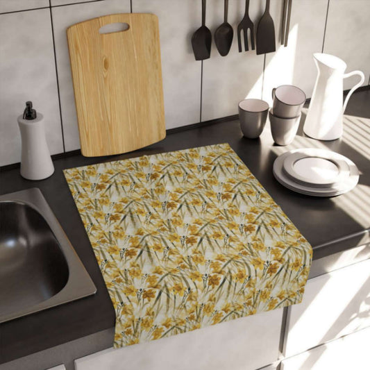 Yellow Daffodilly Kitchen Towel - ZumBuys