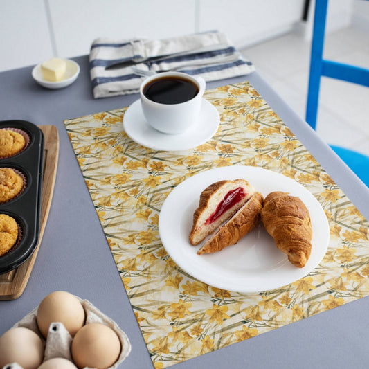 Yellow Daffodilly Placemat, 1pc - ZumBuys