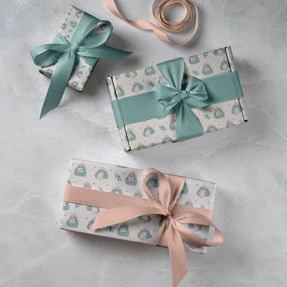 Posh Kitten Wrapping Paper