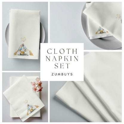 Blessed Night Cloth Napkin Set of 4