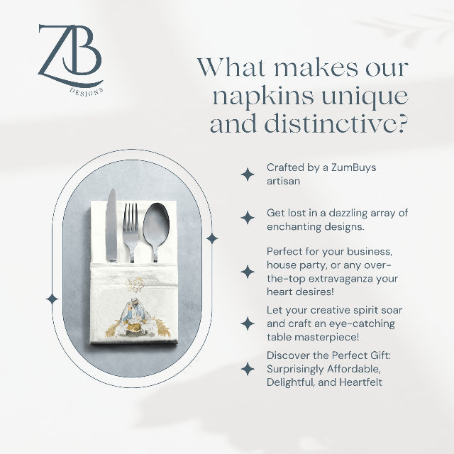 Blessed Night Cloth Napkin Set of 4