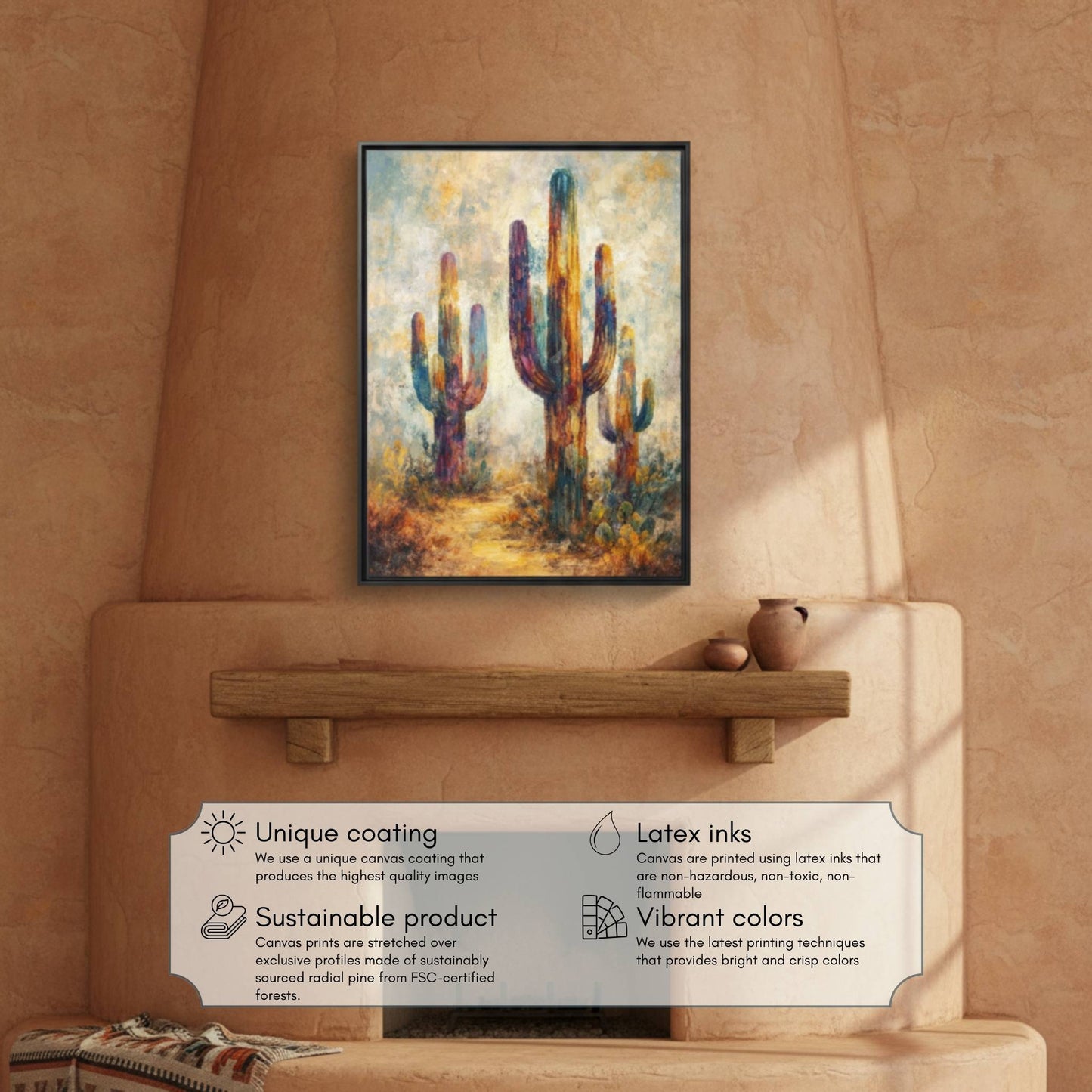 Echoes of the Southwest Matte Canvas, Framed (Multi-color)