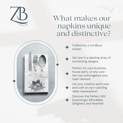 Elegant Belle Cloth Napkin Set of 4