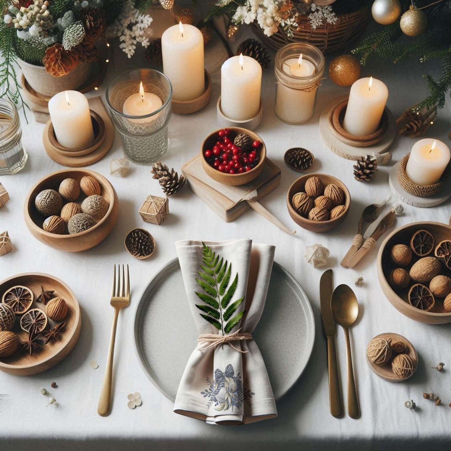 Elegant Belle Cloth Napkin Set of 4