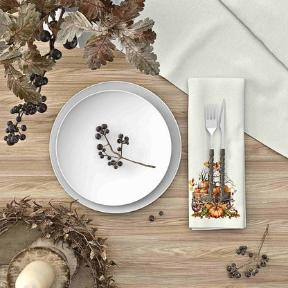 Give Thanks Harvest Cloth Napkin Set of 4