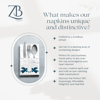 Hark the Herald Cloth Napkin Set of 4