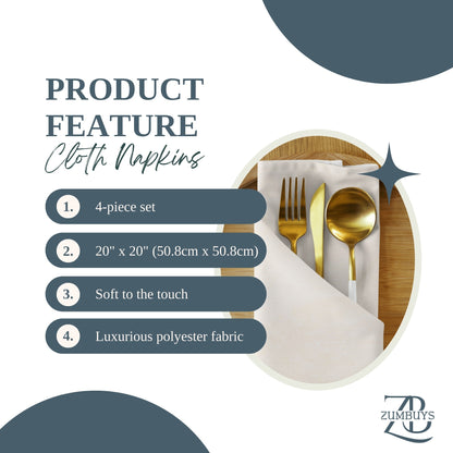 Hello Autumn Cloth Napkin Set of 4