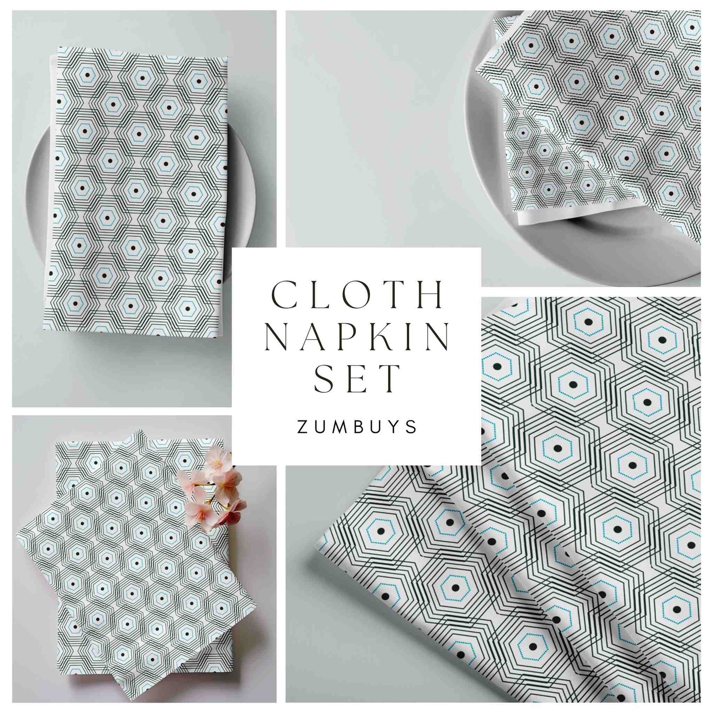 Octamesh Cloth Napkin Set of 4