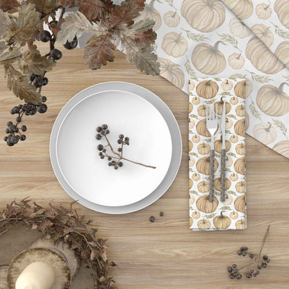 Pumpkin Bounty Cloth Napkin Set of 4