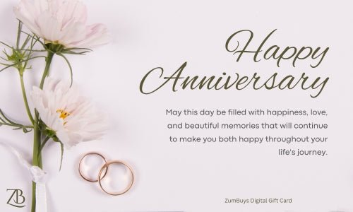 Anniversary Gift Card - ZumBuys