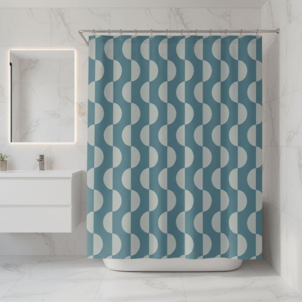 Arc Rhythm Shower Curtain - ZumBuys