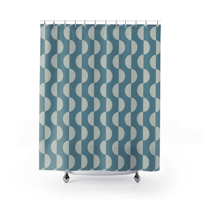 Arc Rhythm Shower Curtain - ZumBuys