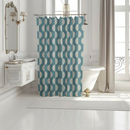 Arc Rhythm Shower Curtain - ZumBuys