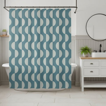 Arc Rhythm Shower Curtain - ZumBuys