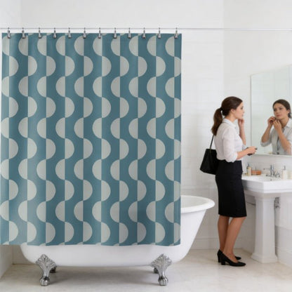 Arc Rhythm Shower Curtain - ZumBuys