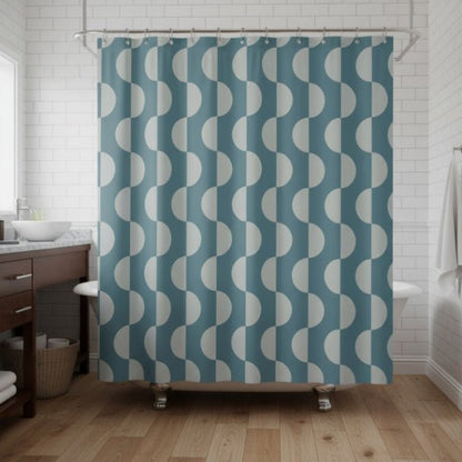 Arc Rhythm Shower Curtain - ZumBuys