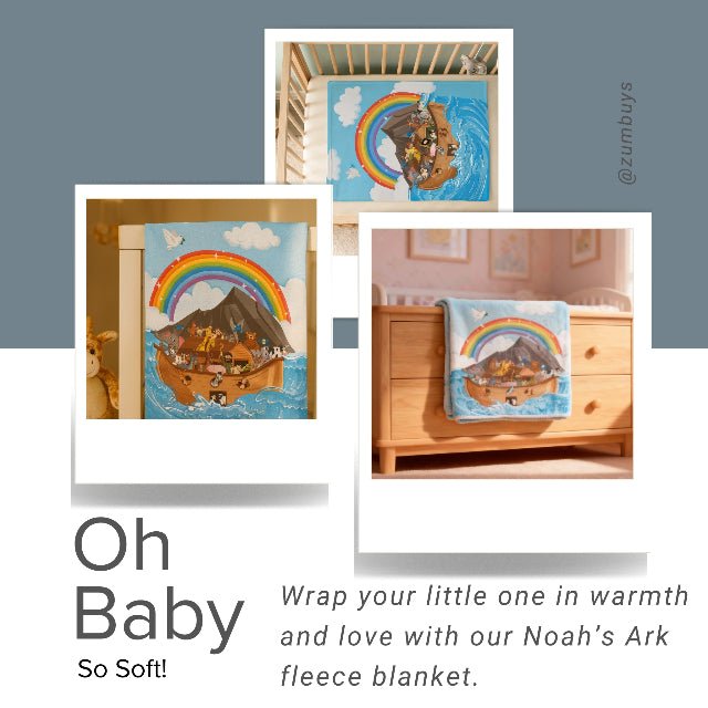 Arklife Soft Fleece Baby Blanket - ZumBuys