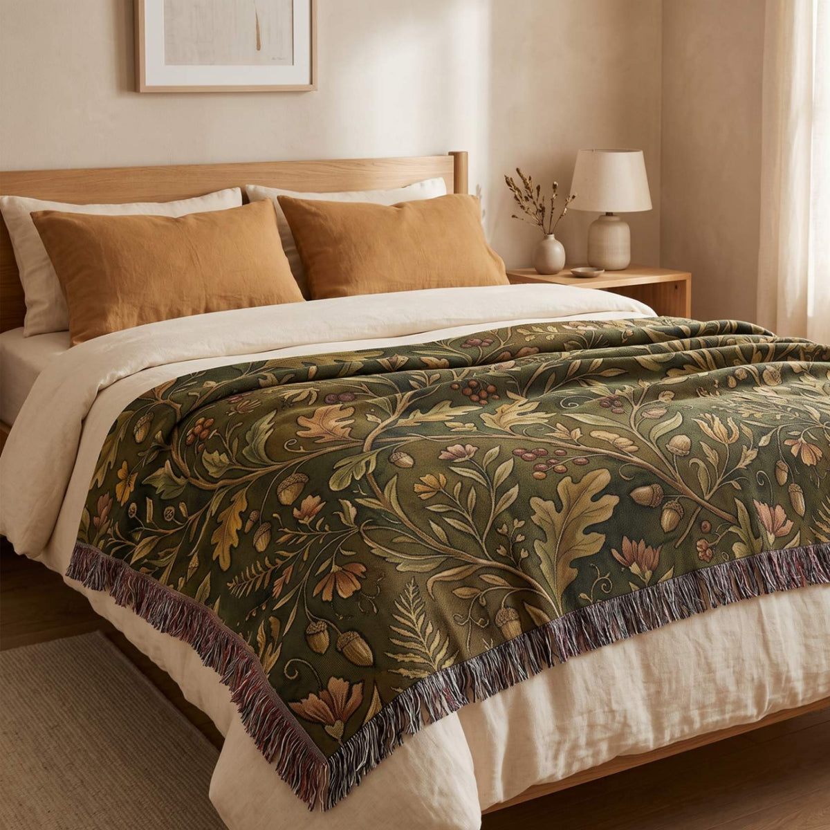 Autumn Heirloom Woven Blanket - ZumBuys