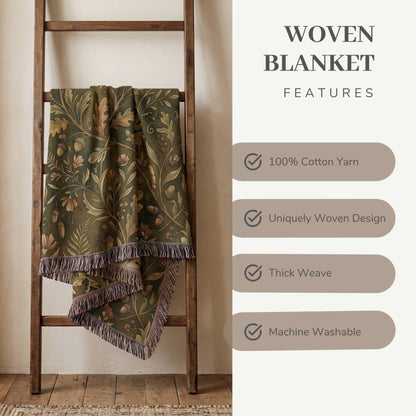Autumn Heirloom Woven Blanket - ZumBuys