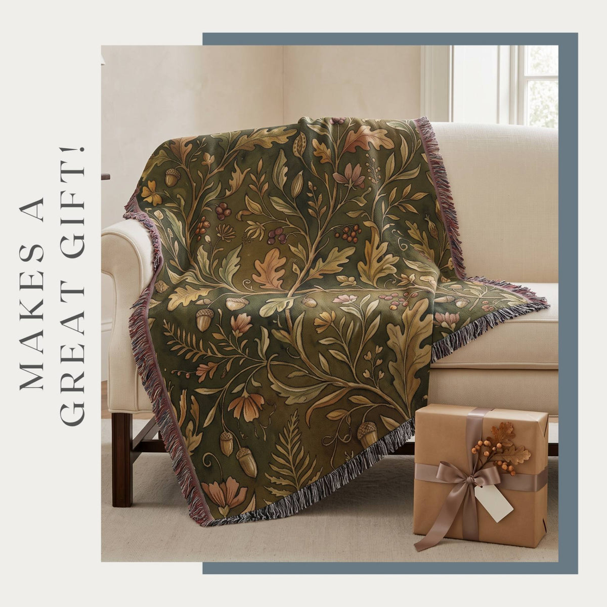 Autumn Heirloom Woven Blanket - ZumBuys
