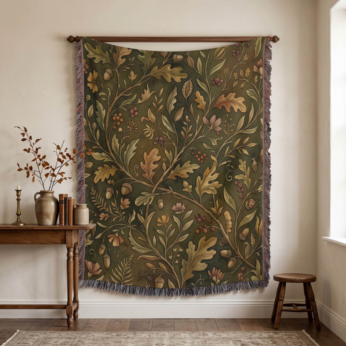 Autumn Heirloom Woven Blanket - ZumBuys