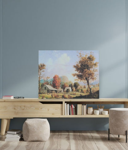 Autumn on the Farm Premium Canvas Gallery Wrap - ZumBuys