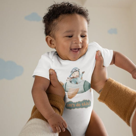 Aviator Dreams Infant Baby Rib Bodysuit - ZumBuys