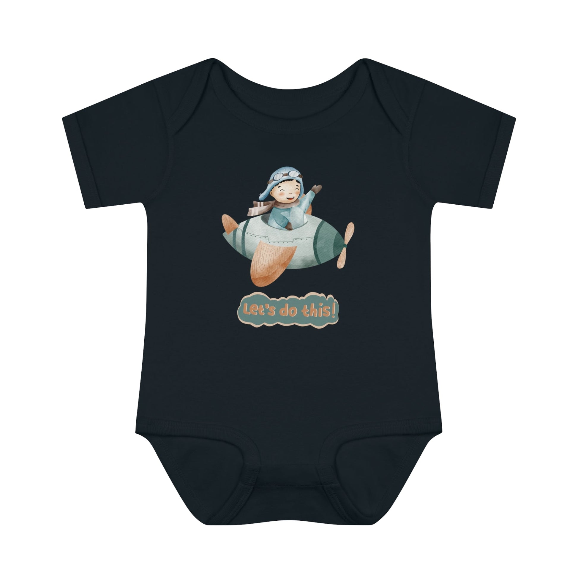 Aviator Dreams Infant Fine Jersey Bodysuit - ZumBuys