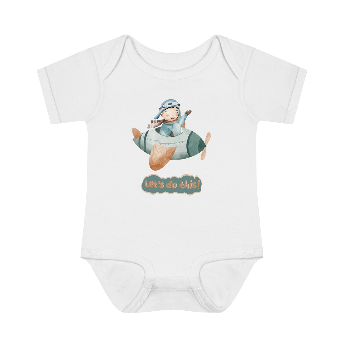 Aviator Dreams Infant Fine Jersey Bodysuit - ZumBuys