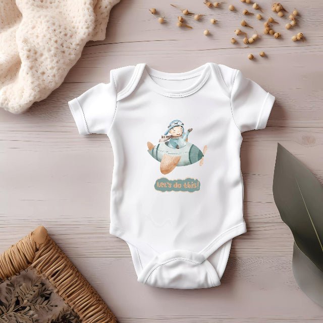 Aviator Dreams Infant Fine Jersey Bodysuit - ZumBuys