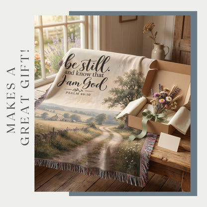 Be Still Woven Blanket - ZumBuys