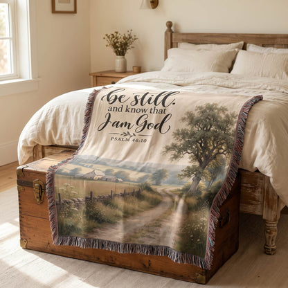 Be Still Woven Blanket - ZumBuys