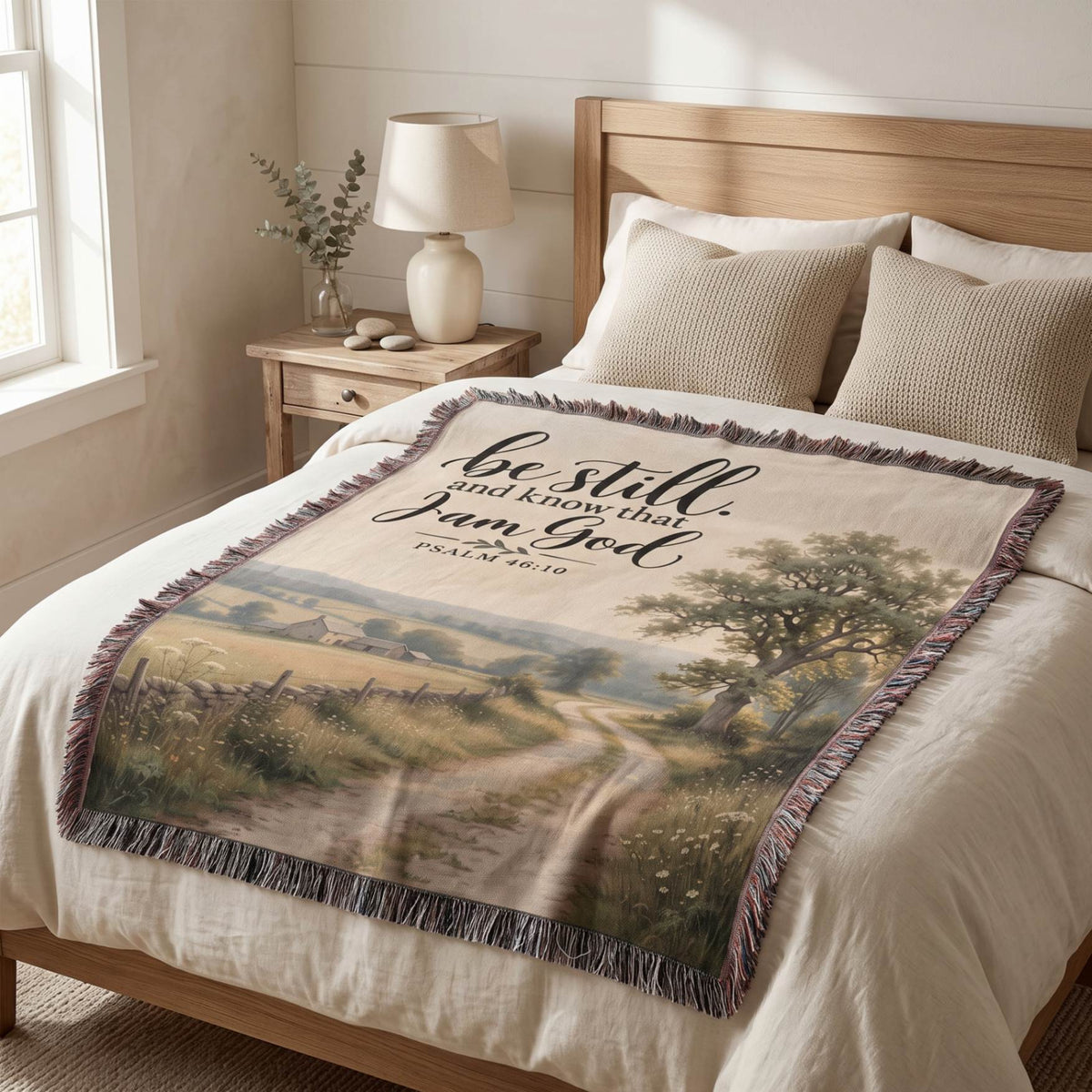 Be Still Woven Blanket - ZumBuys