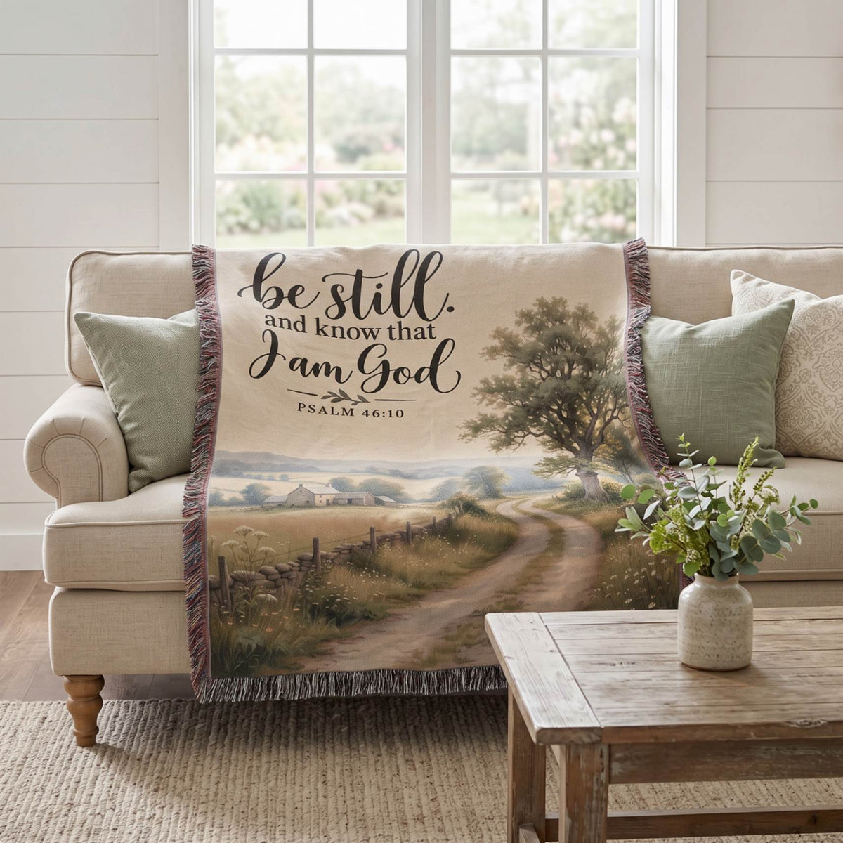 Be Still Woven Blanket - ZumBuys
