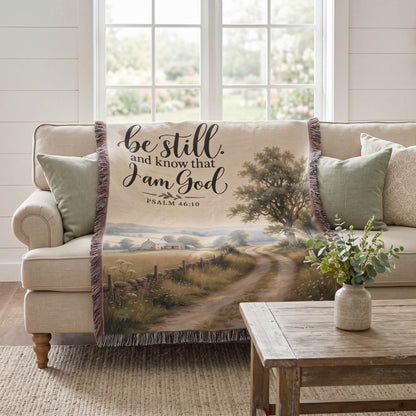 Be Still Woven Blanket - ZumBuys