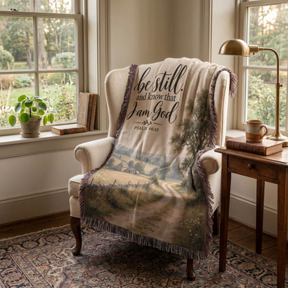 Be Still Woven Blanket - ZumBuys