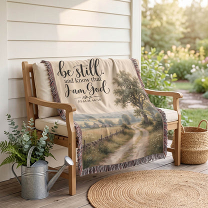 Be Still Woven Blanket - ZumBuys