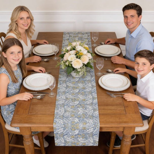 Bluehaven Botanicals Table Runner (Cotton, Poly) - ZumBuys