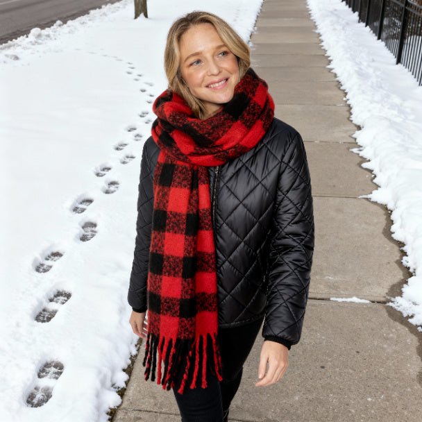Buffalo Plaid Scarf - ZumBuys