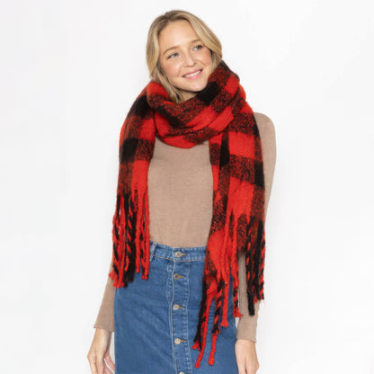Buffalo Plaid Scarf - ZumBuys