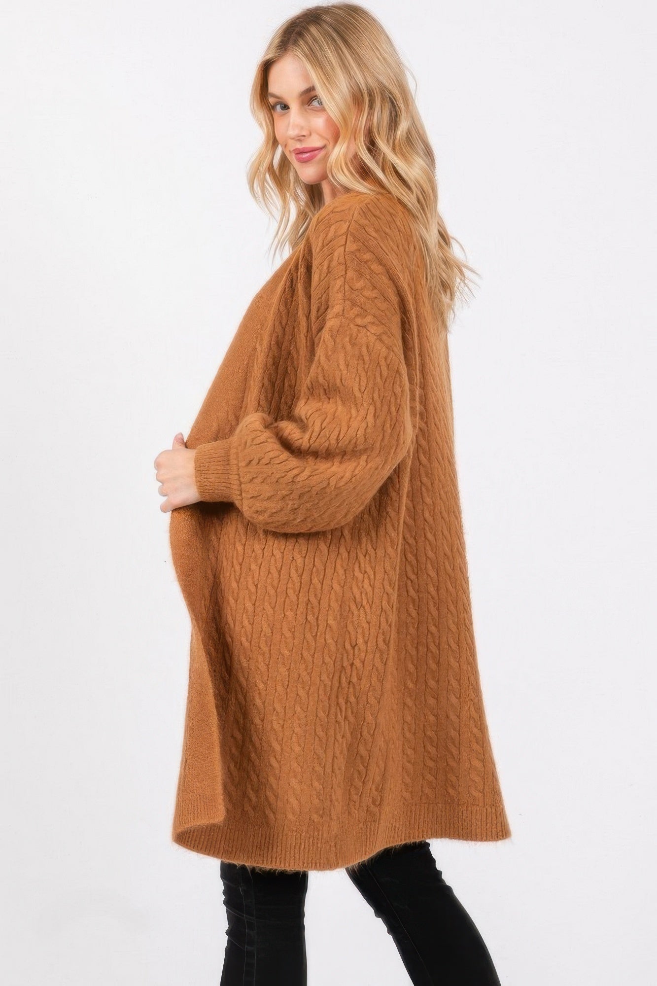 Cable Knit Cardigan - ZumBuys