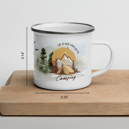 Campfy Enamel Mug 12oz - ZumBuys